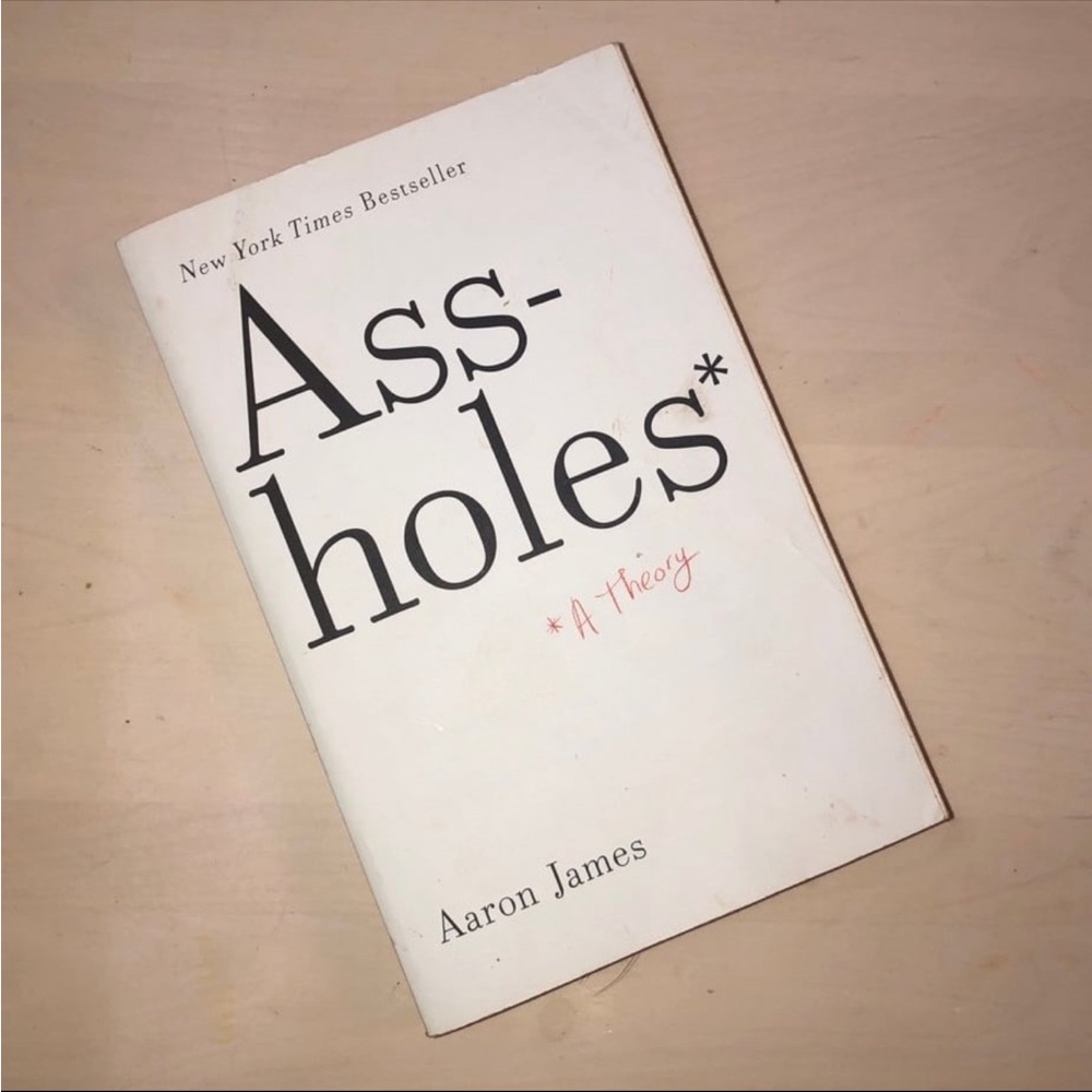 A**holes A Theory by Aaron James NY Times Bestseller